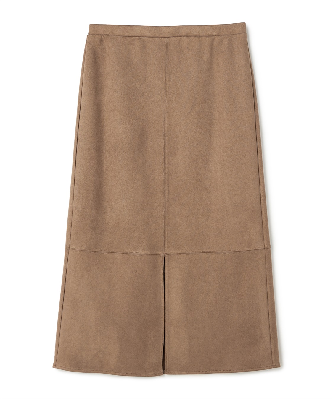 Life Style by cross marche 【anyfee/大きいサイズ】スリット入スエードナロースカート_variation_1