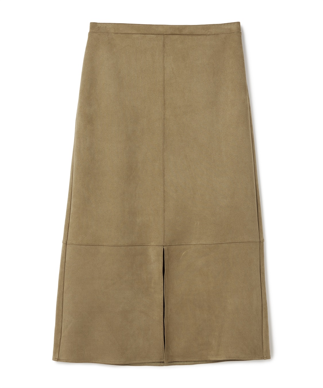 Life Style by cross marche 【anyfee/大きいサイズ】スリット入スエードナロースカート_variation_2