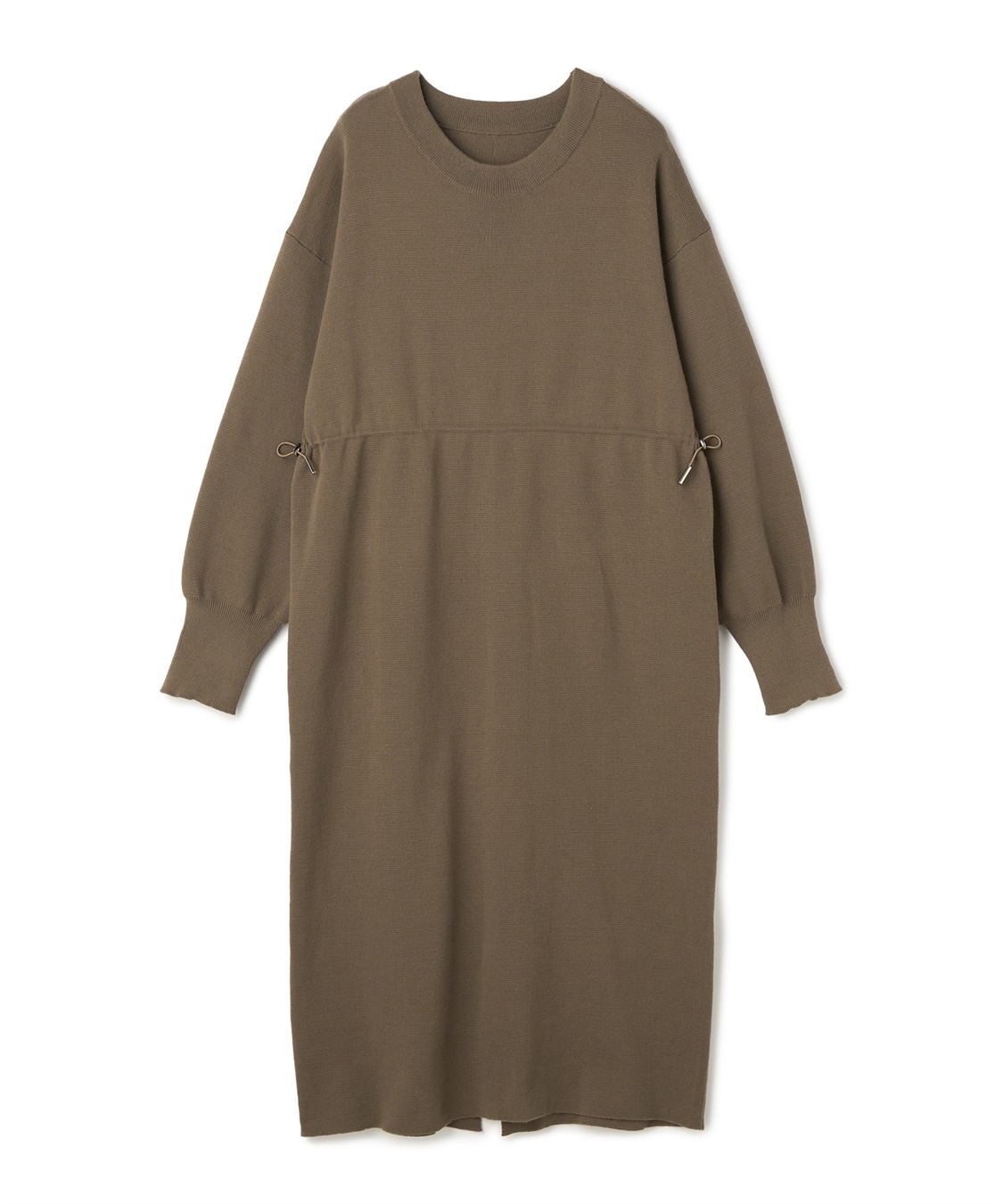 anyfee 【anyfee/大きいサイズ】ドロストニットワンピース_variation_2