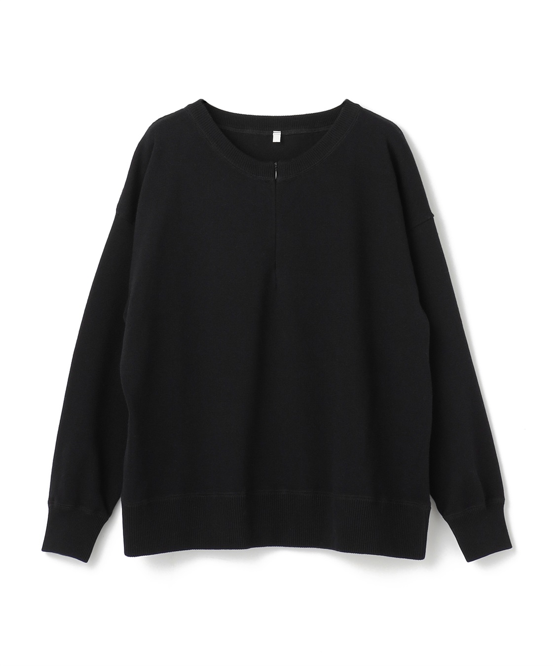 anyfee 【anyfee/大きいサイズ】ハーフジップスウェットライクニット_variation_1