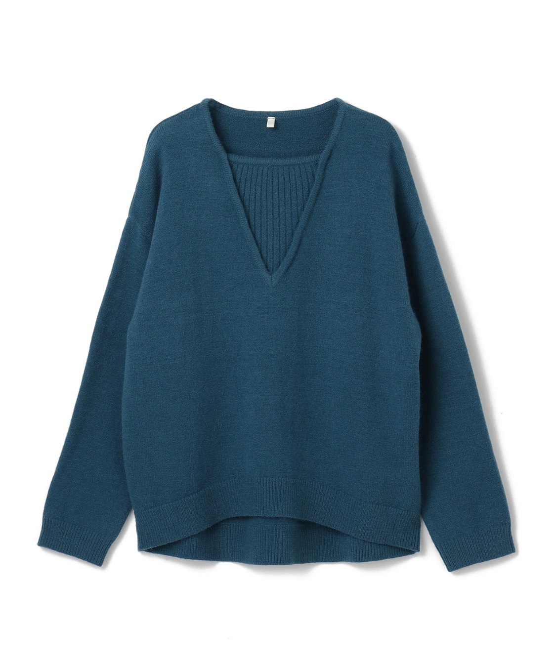 anyfee 【anyfee/大きいサイズ】レイヤード風ニットプルオーバー_variation_3