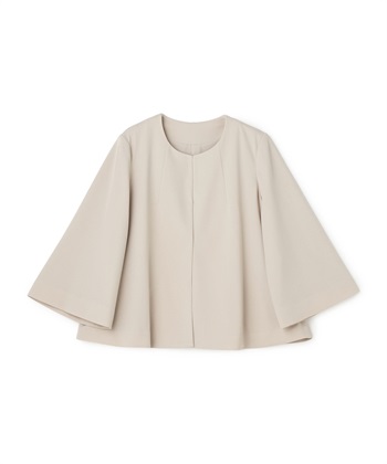 anyfee 【anyfee/大きいサイズ】ニットジョーゼットケープ風ジャケット《セレモニー/オケージョン》_variationthumb_2