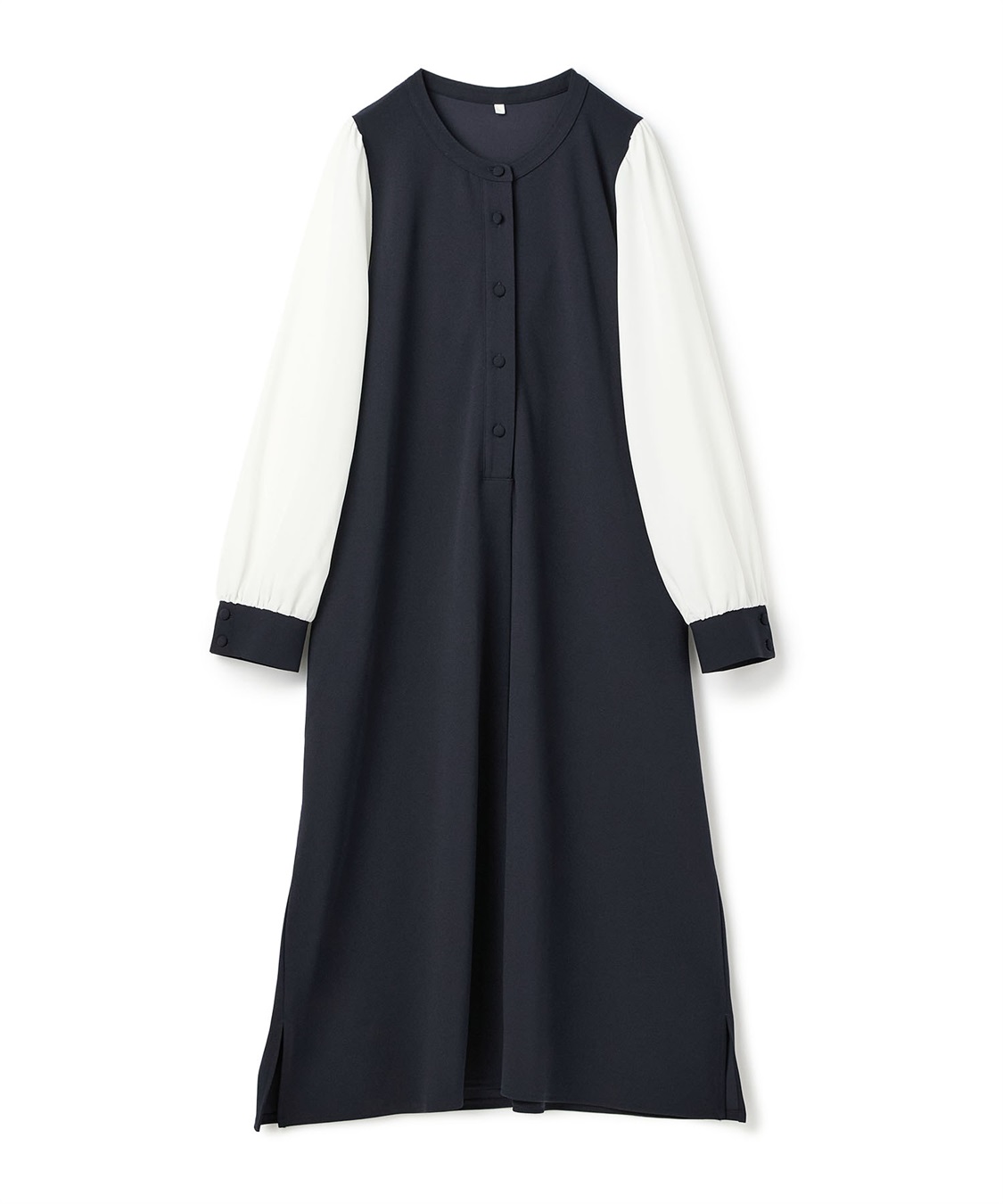 anyfee 【anyfee/大きいサイズ】微シアースリーブフレアワンピース《セレモニー/オケージョン》_variation_3