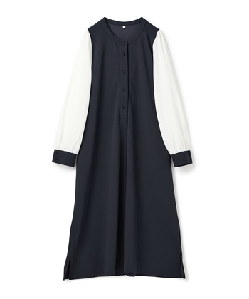 anyfee 【anyfee/大きいサイズ】微シアースリーブフレアワンピース《セレモニー/オケージョン》_variationthumb_3