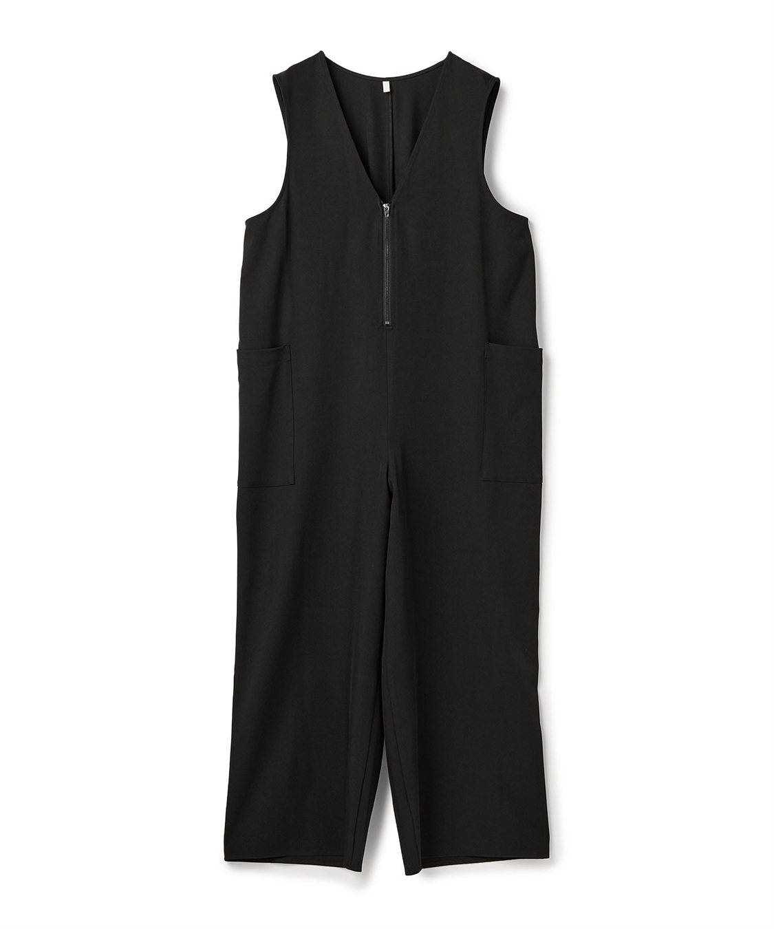 Life Style by cross marche 【anyfee/大きいサイズ】フロントジップＶネックサロペット/オールインワン_variation_1