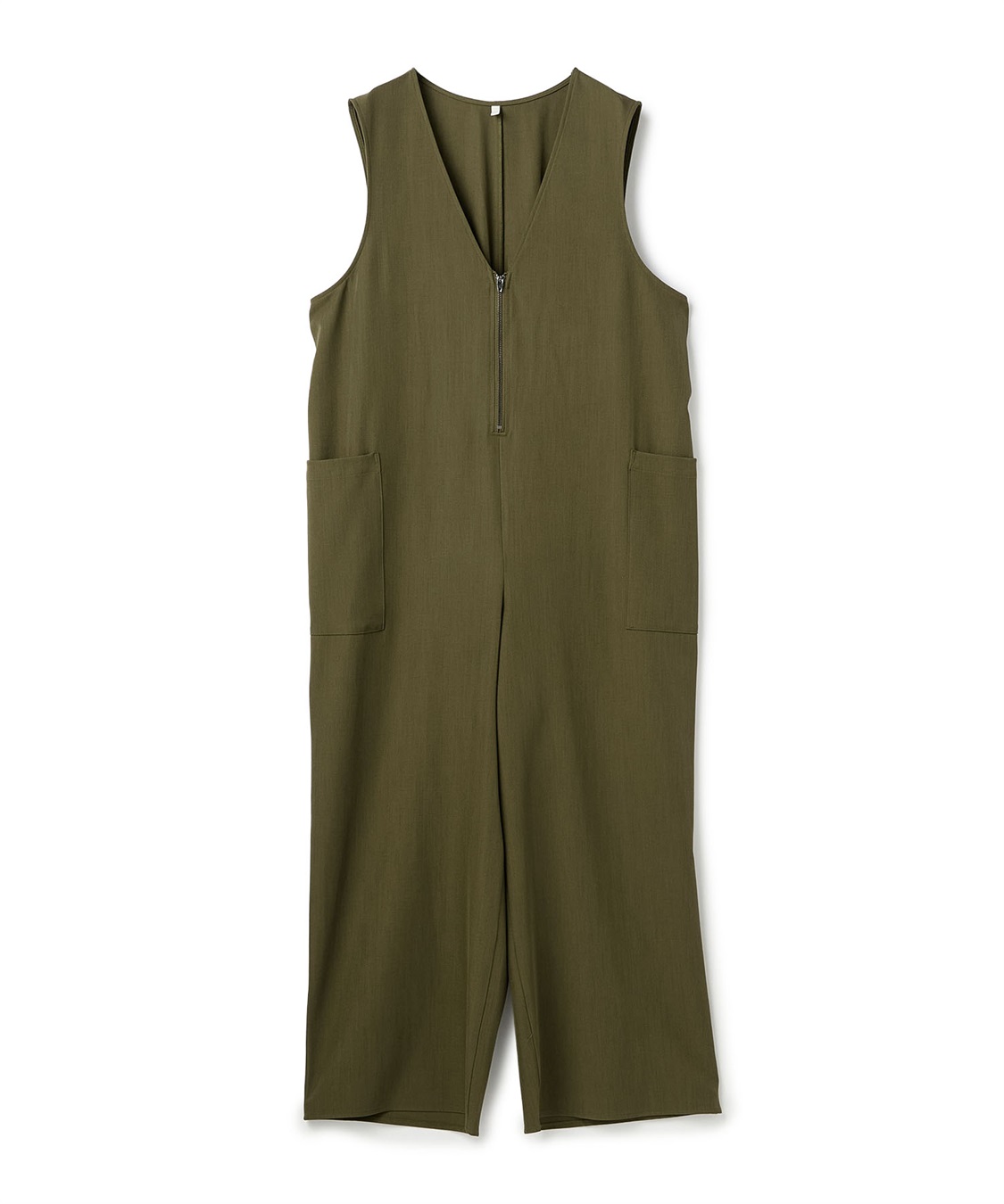 Life Style by cross marche 【anyfee/大きいサイズ】フロントジップＶネックサロペット/オールインワン_variation_2