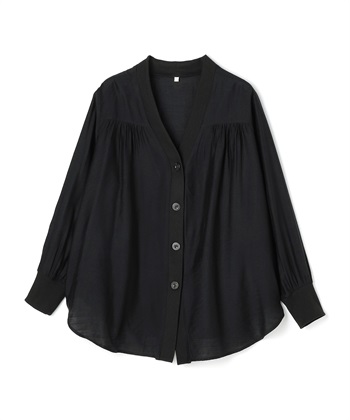 anyfee 【anyfee/大きいサイズ】シアーシャツカーディガン（2026SS）_variationthumb_1