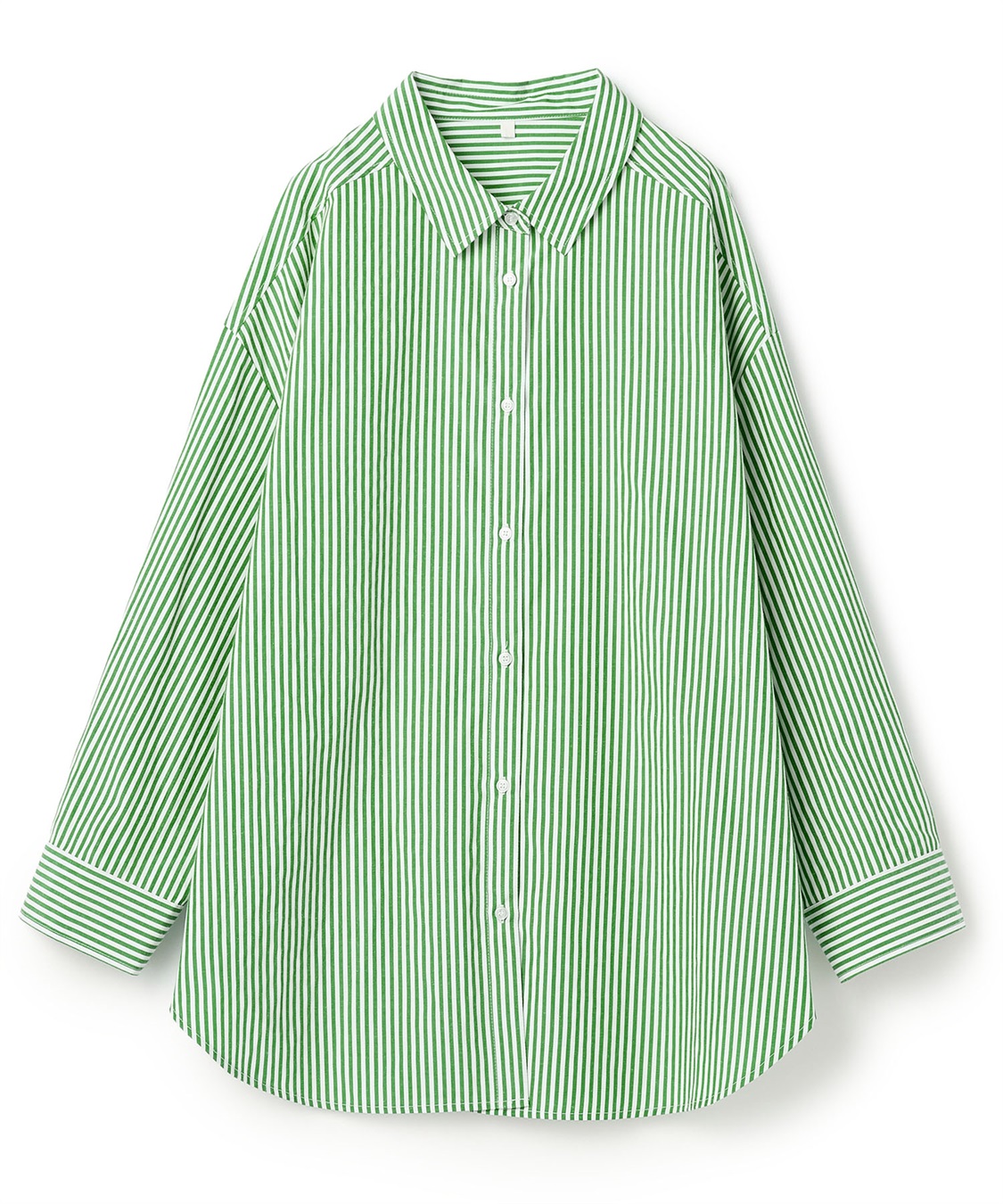 anyfee 【anyfee/大きいサイズ】リラックスフィットストライプ柄レギュラーシャツ/チュニック_variation_2