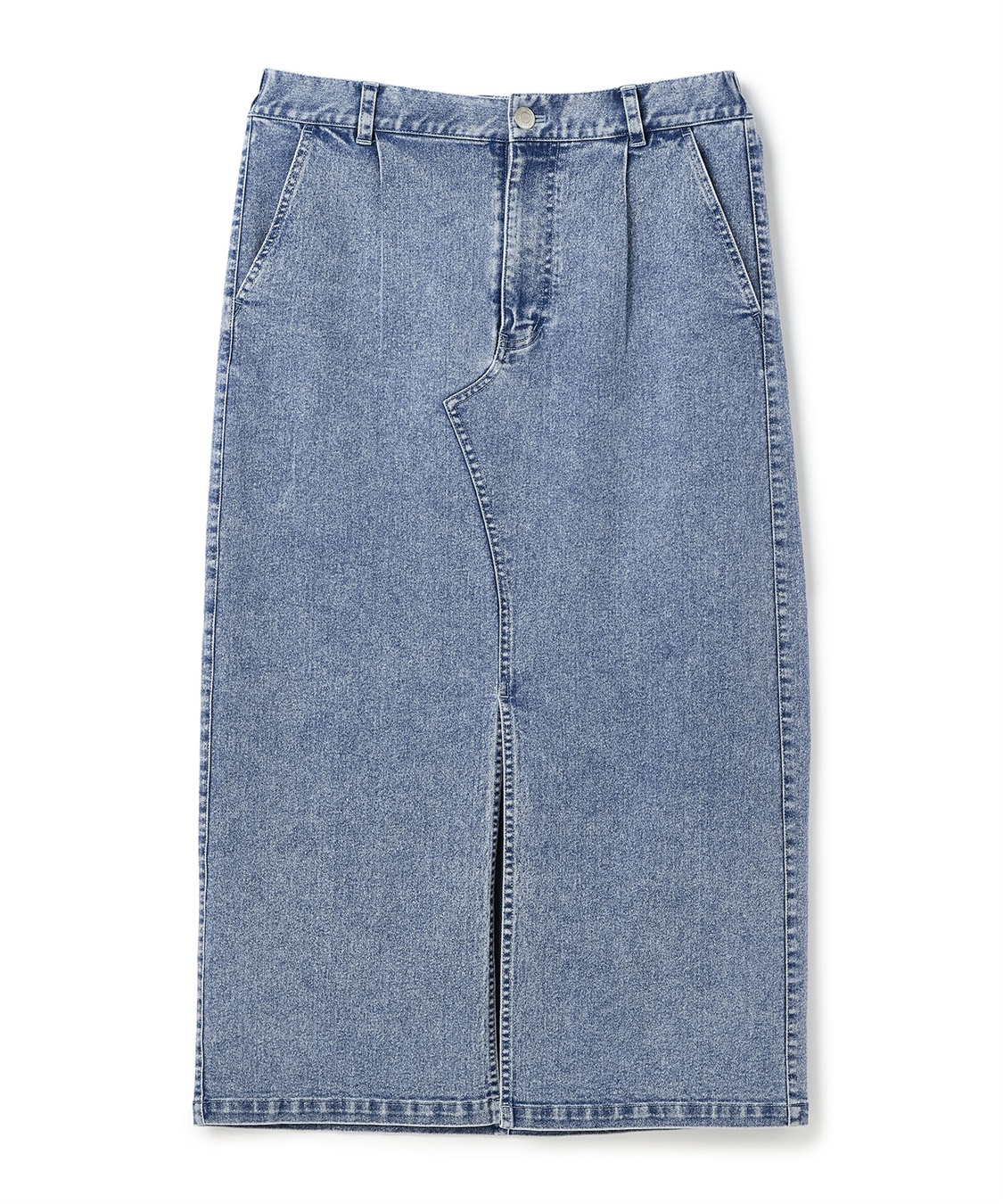 anyfee 【anyfee/大きいサイズ】フロントスリットデニムスカート(2026SS)_variation_1