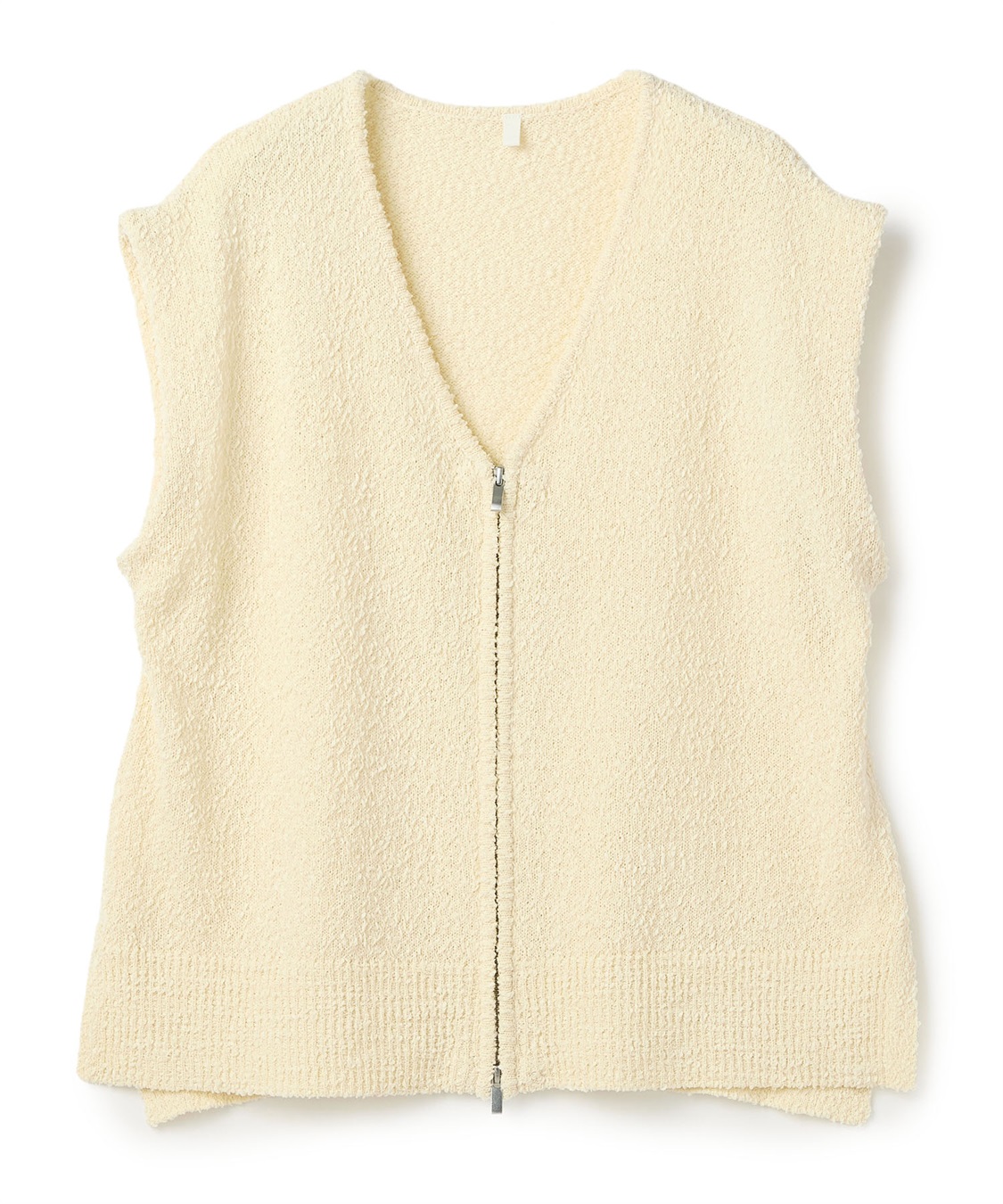 anyfee 【anyfee/大きいサイズ】ダブルジップVネックベスト(2026SS)_variation_1