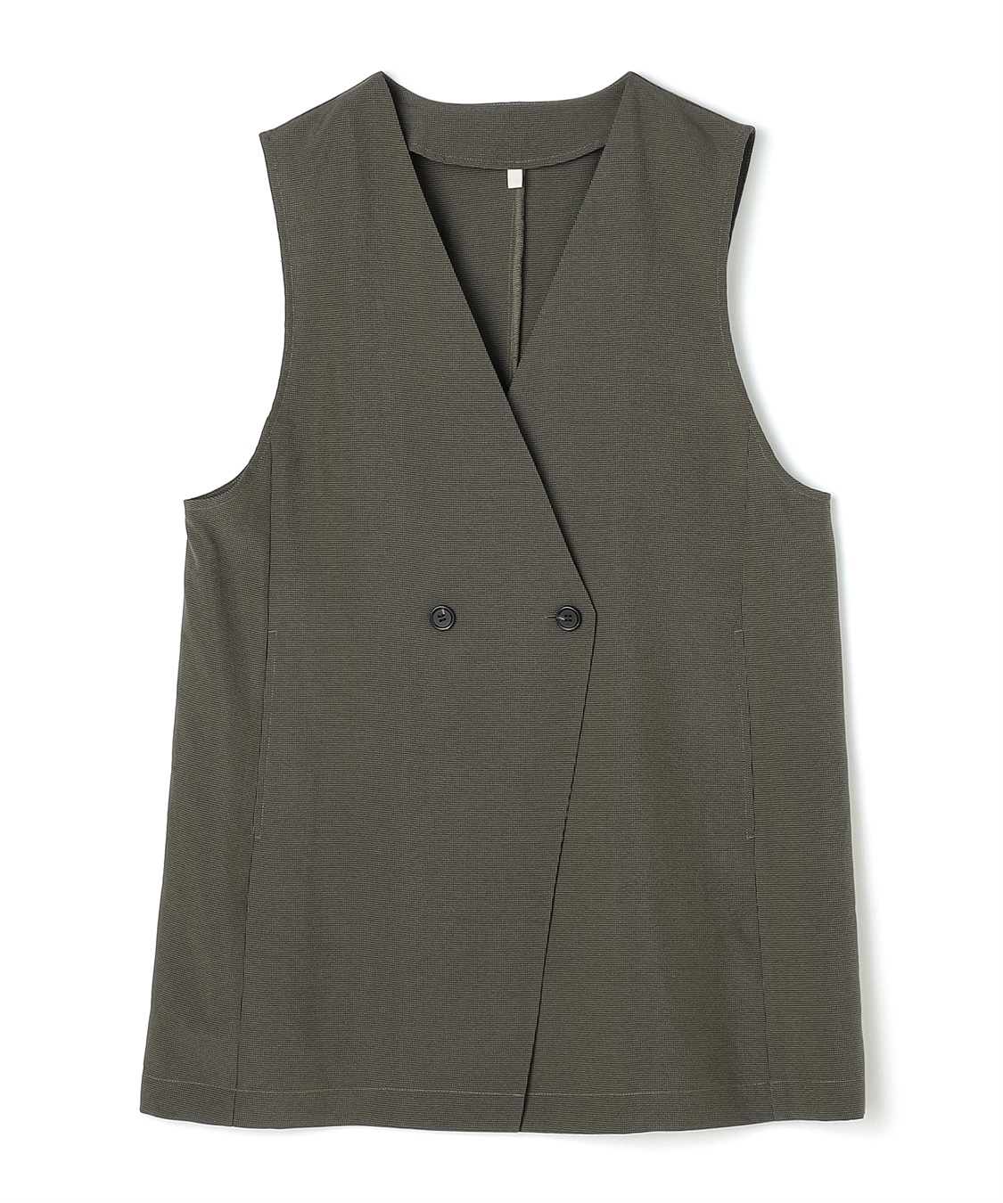 anyfee 【anyfee/大きいサイズ】リネン調ジレ/ベスト《接触冷感 ・UVカット・イージーケア 》（2026SS）_variation_3