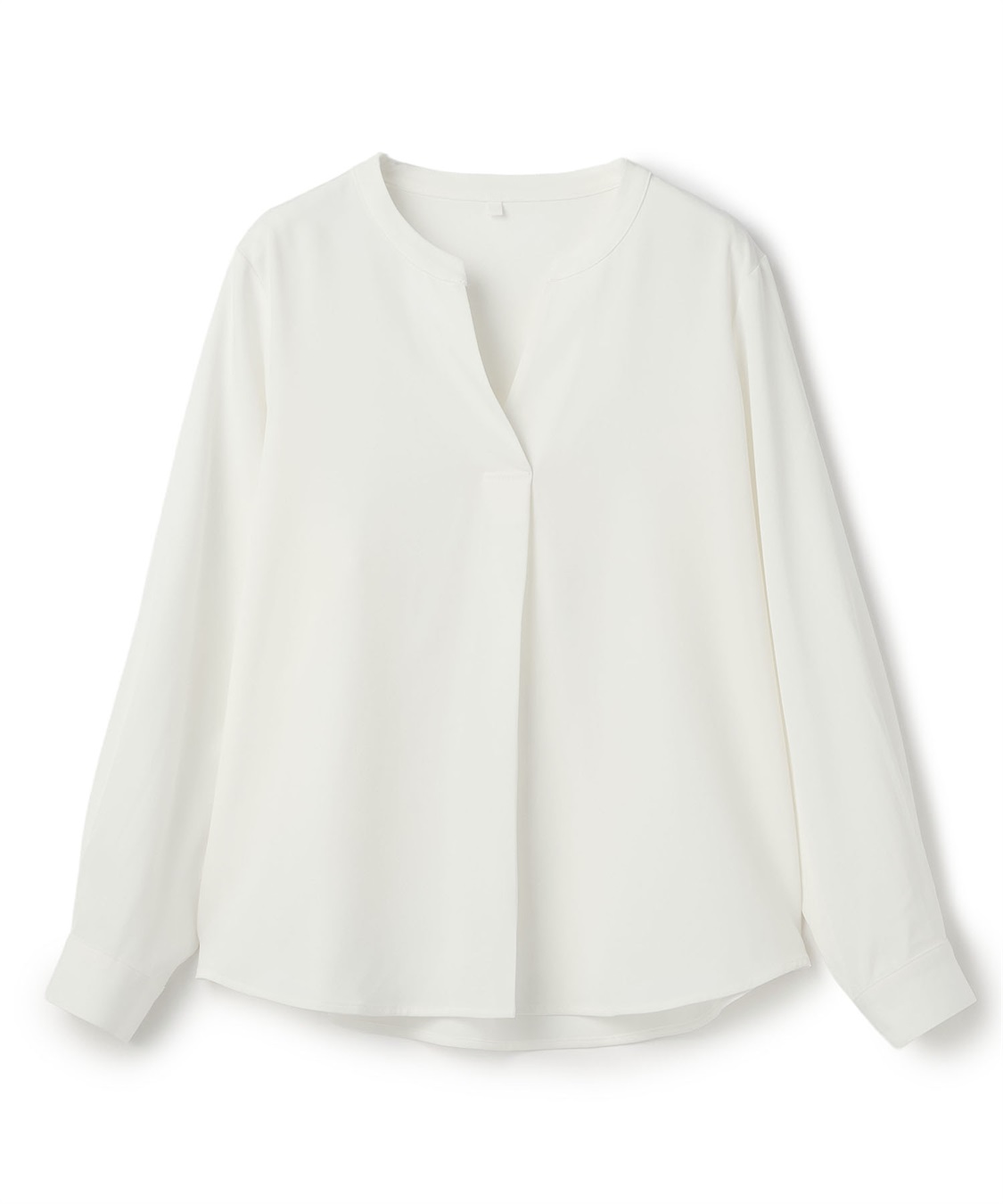 Life Style by cross marche 【anyfee/大きいサイズ】とろみスキッパーブラウスチュニック_variation_1