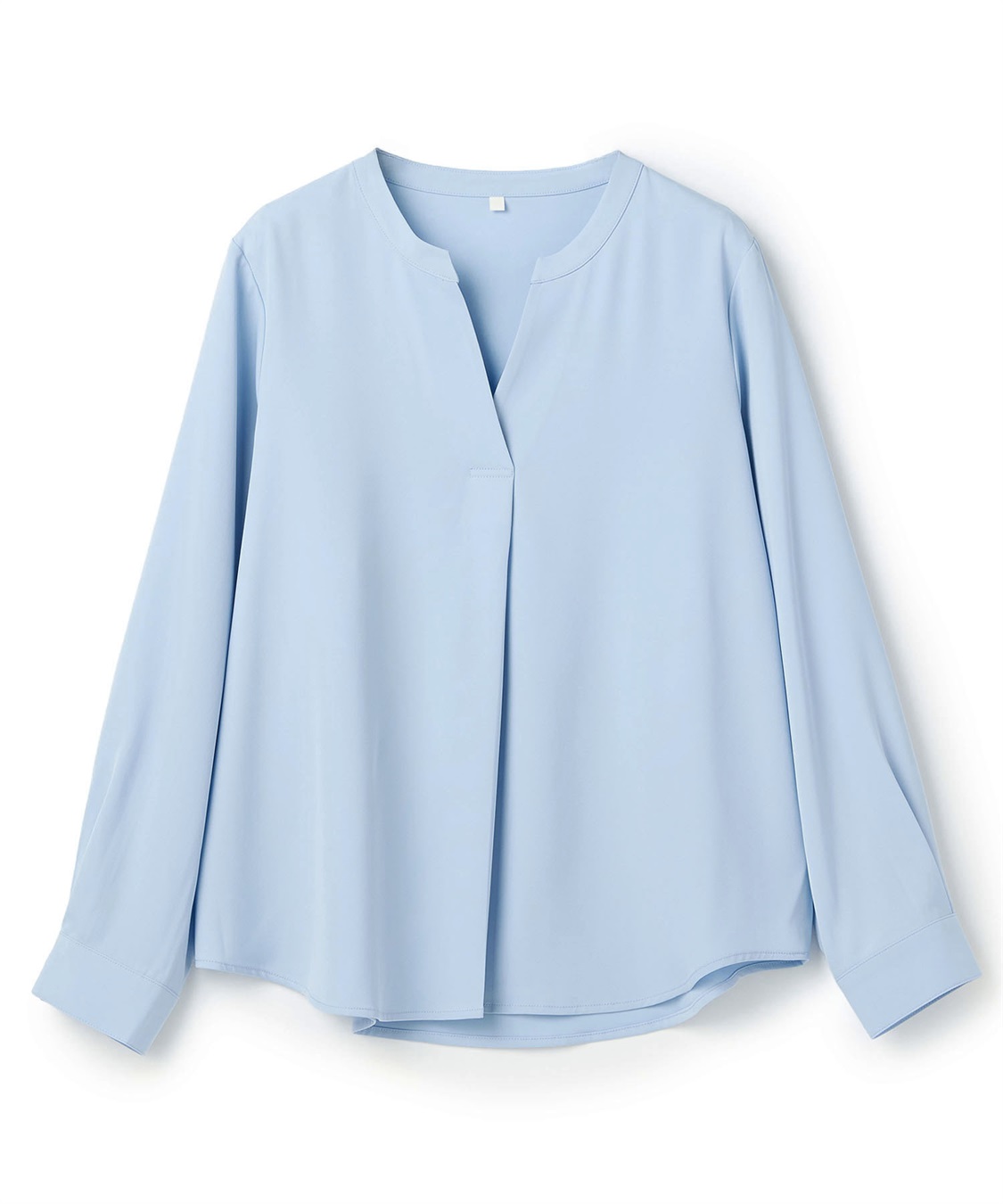 Life Style by cross marche 【anyfee/大きいサイズ】とろみスキッパーブラウスチュニック_variation_2