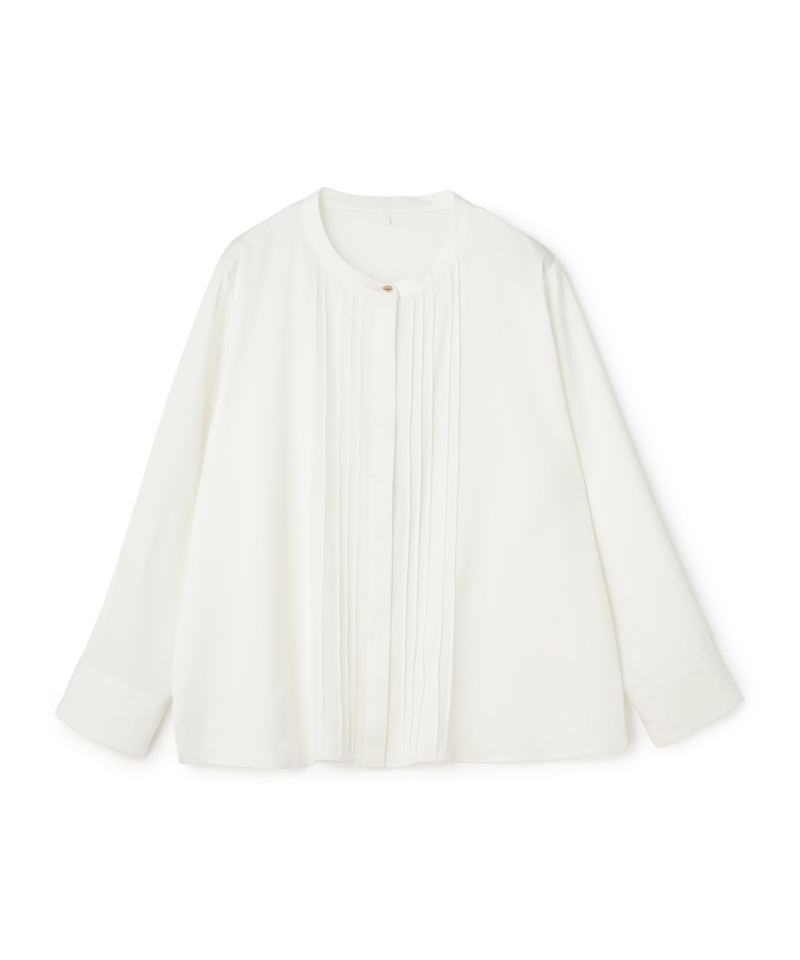 anyfee 【anyfee/大きいサイズ】ピーチサテン風ピンタックブラウス《セレモニー/オケージョン》_variation_1