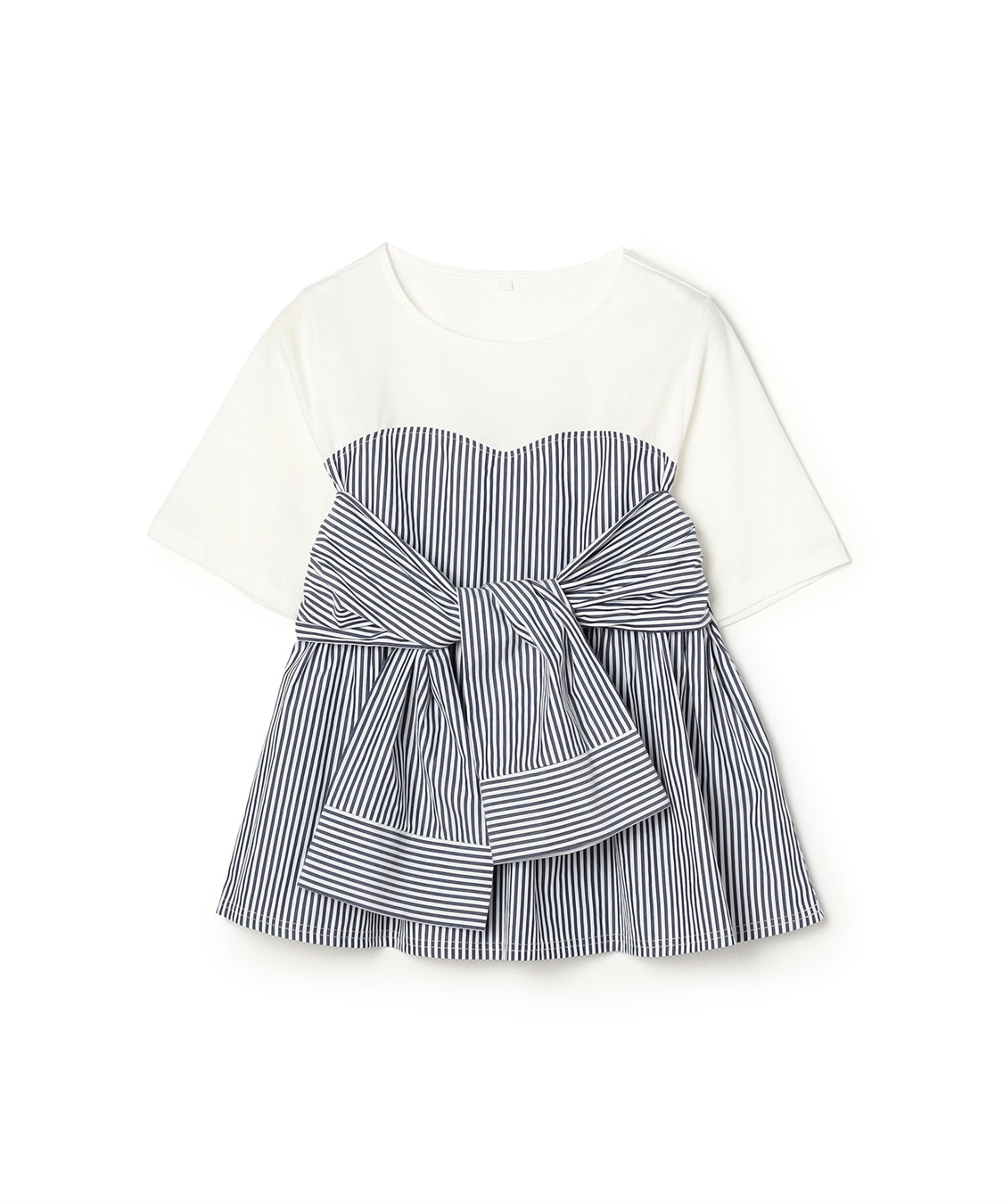 anyfee 【anyfee/大きいサイズ】シャツビスチェ巻き風プルオーバー_variation_2