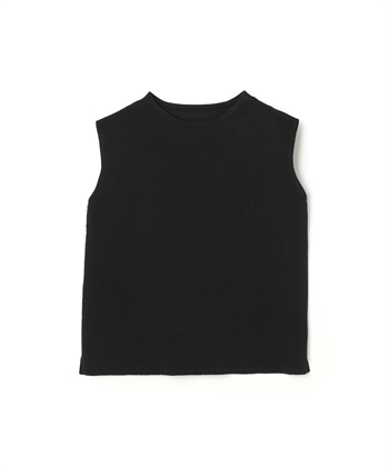 anyfee 【anyfee/大きいサイズ】リネンライククルーネックリブサマーニットタンク_variationthumb_1