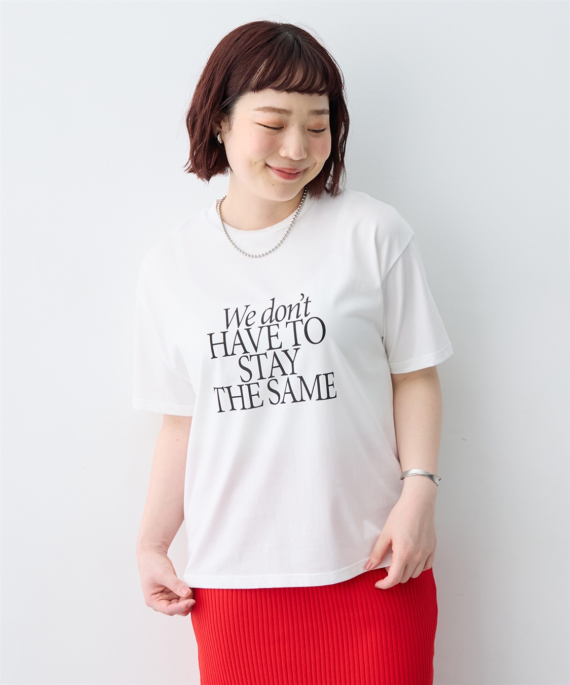 anyfee 【anyfee/大きいサイズ】選べる2柄・多機能プリント半袖Tシャツ《接触冷感・遮熱機能》_variation_1
