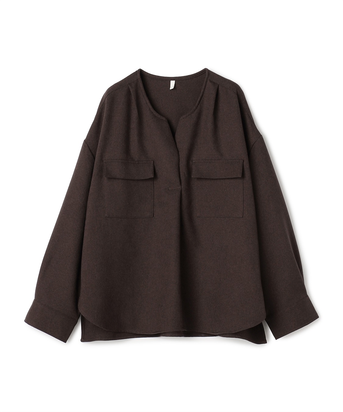 anyfee 【anyfee/大きいサイズ】ウーリッシュダブルポケットスキッパーシャツ《セットアップ対応/上下別売り》_variation_4