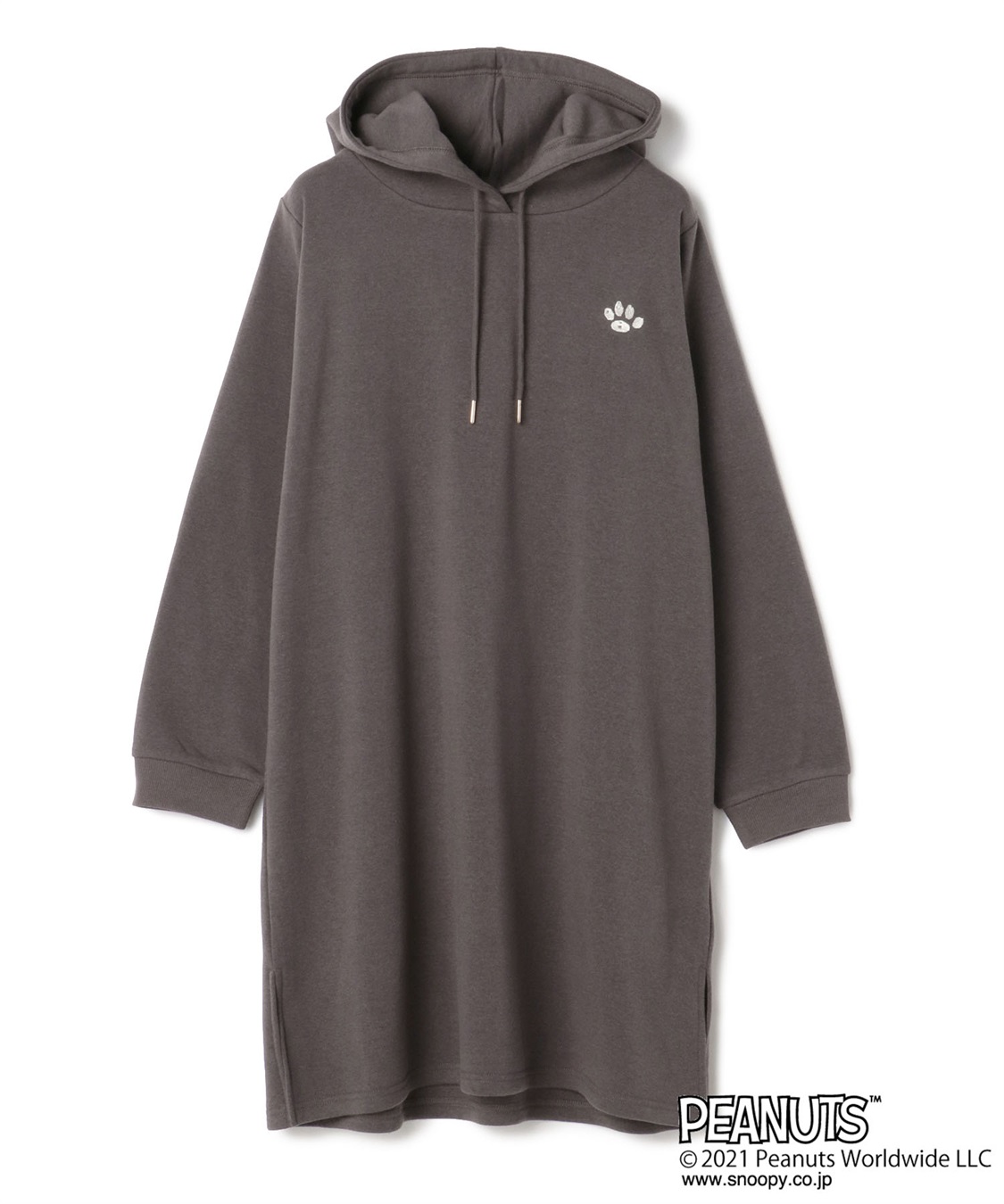 ピーナッツ Peanuts スヌーピーバックプリント裏起毛ワンピース Cross Marche クロスプラス公式通販サイト