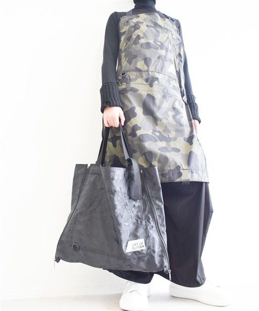 A&S (Home) Apron 2 黒 Work apron 2 – ARTS&SCIENCE ONLINE SELLER