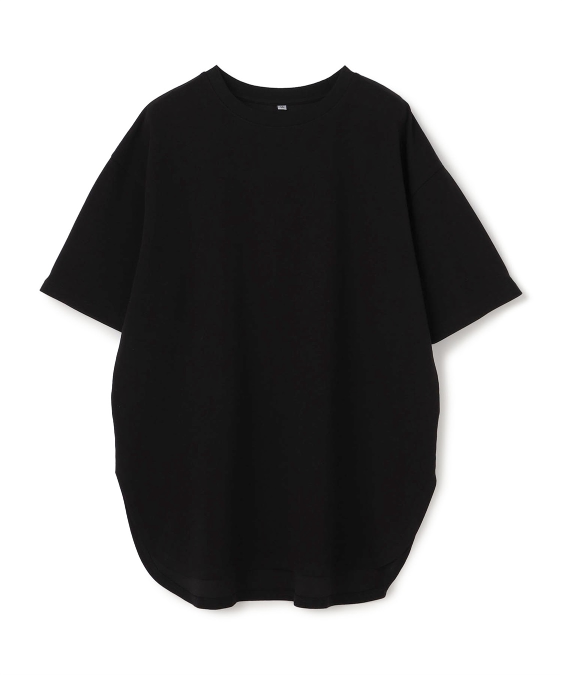 anyfee 【anyfee/プラスサイズ】裾ラウンド半袖Tシャツ《 吸水速乾・UVカット・接触冷感》_variation_2