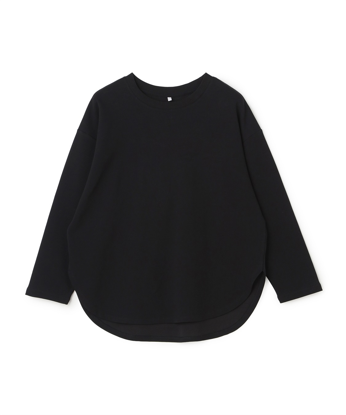 anyfee 【anyfee/大きいサイズ】ダブルジャージー裾ラウンドクルーネックロンT_variation_2
