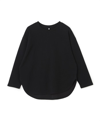 anyfee 【anyfee/大きいサイズ】ダブルジャージー裾ラウンドクルーネックロンT_variationthumb_2