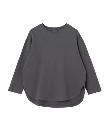 anyfee 【anyfee/大きいサイズ】ダブルジャージー裾ラウンドクルーネックロンT_variationthumb_3