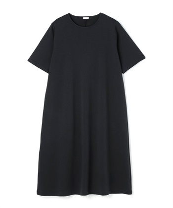 anyfee 【anyfee/大きいサイズ】着てサラなめらかポンチ素材Aラインワンピース《接触冷感・吸水速乾》_variationthumb_1