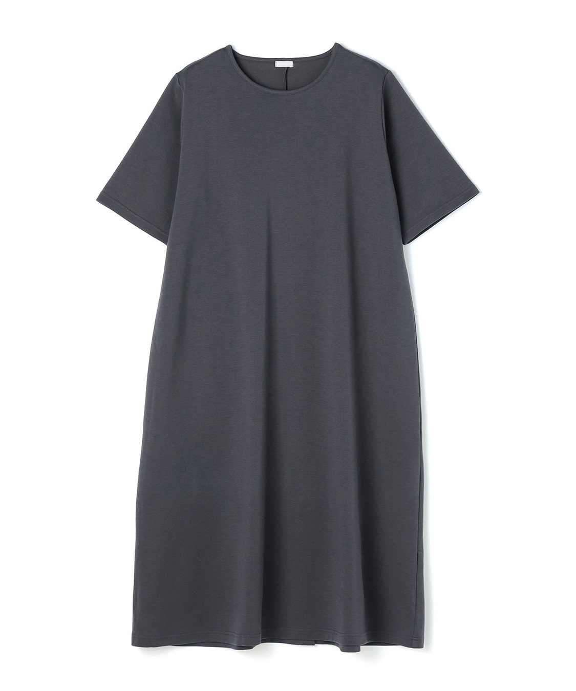 anyfee 【anyfee/大きいサイズ】着てサラなめらかポンチ素材Aラインワンピース《接触冷感・吸水速乾》_variation_2