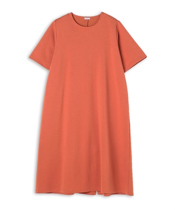 anyfee 【anyfee/大きいサイズ】着てサラなめらかポンチ素材Aラインワンピース《接触冷感・吸水速乾》_variationthumb_3