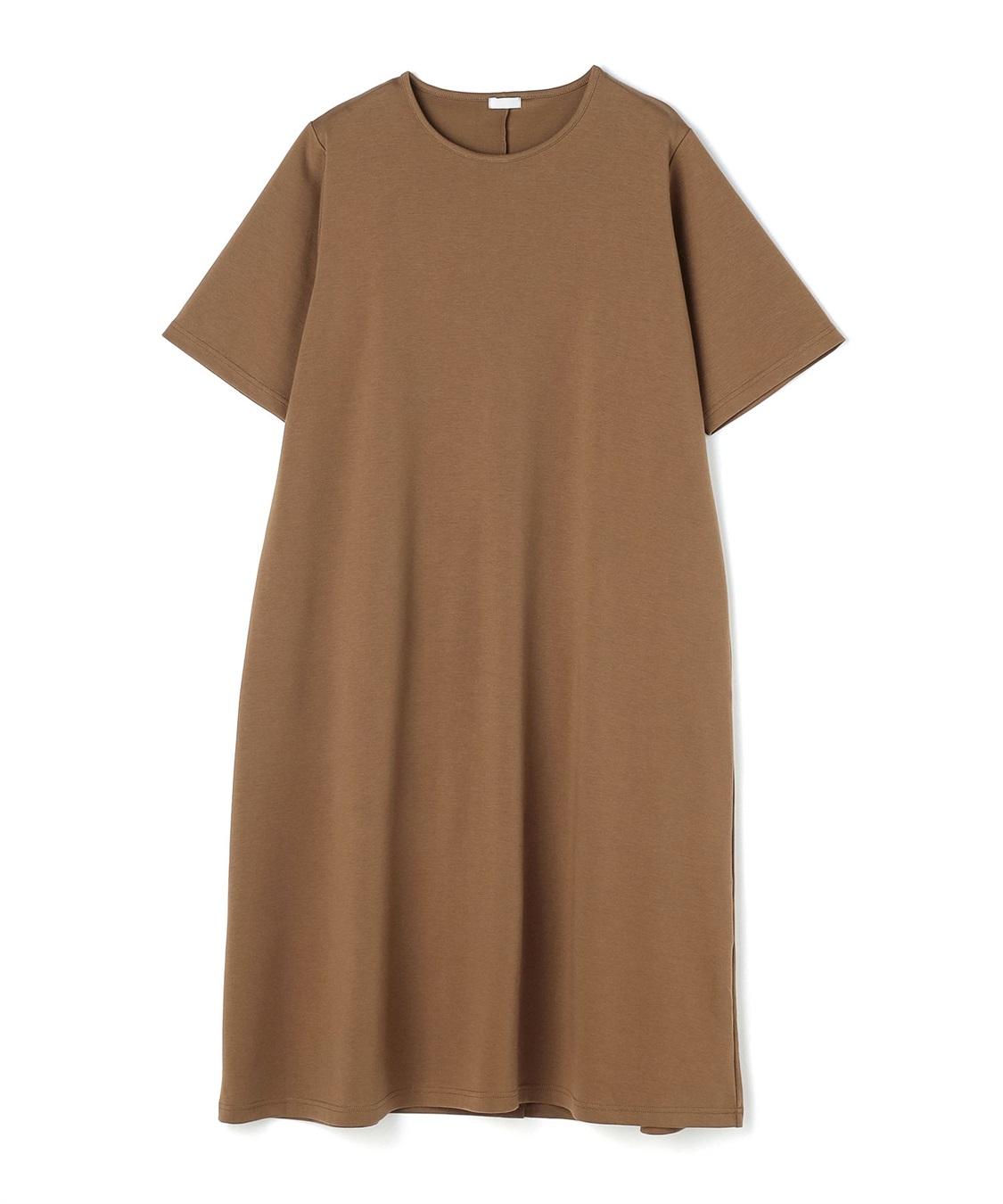 anyfee 【anyfee/大きいサイズ】着てサラなめらかポンチ素材Aラインワンピース《接触冷感・吸水速乾》_variation_4