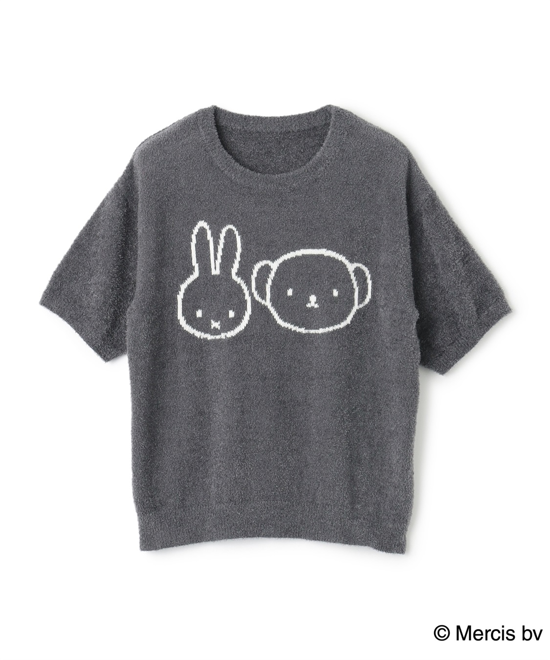 chara station 【miffy/ミッフィー】ミッフィーもこもこルームウェア半袖トップス（上下別売り）_variation_1