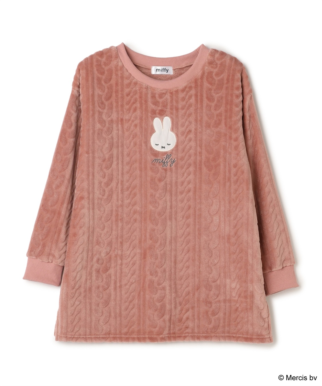 chara station 【miffy/ミッフィー】刺繍ケーブルフリース長袖トップス/ルームウェア（上下別売り）_variation_3