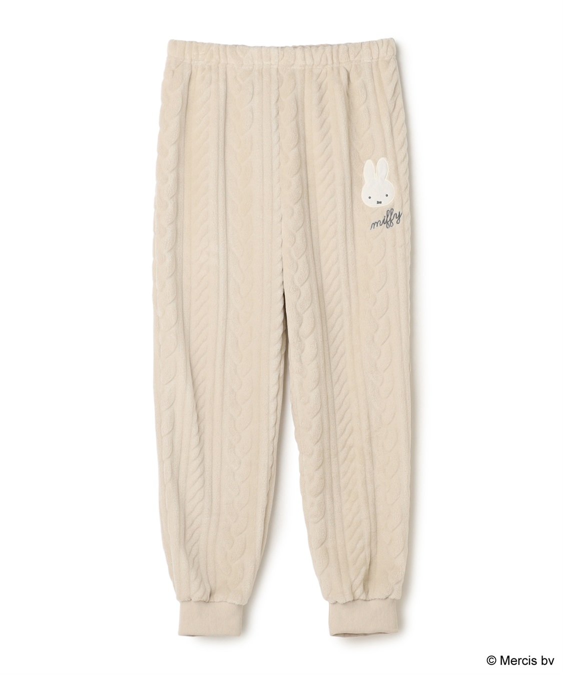 Life Style by cross marche 【miffy/ミッフィー】刺繍ケーブルフリースロングパンツ/ルームウェア_variation_1