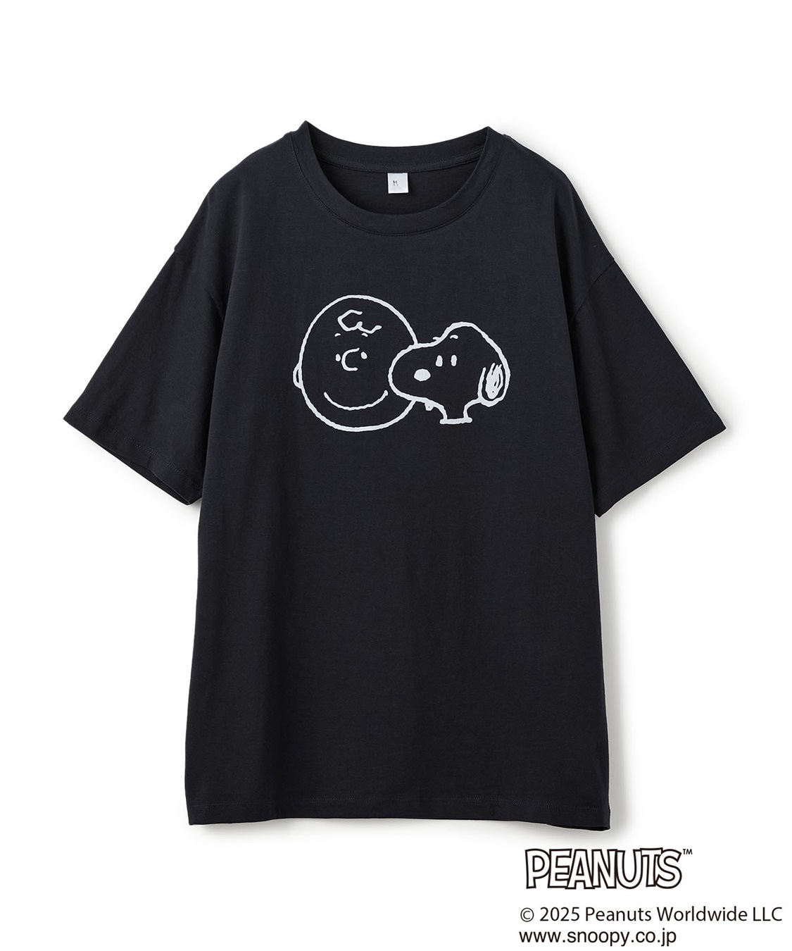 Life Style by cross marche 【PEANUTS/ピーナッツ】SNOOPY/スヌーピー＆チャーリーブラウンフロッキープリント半袖Tシャツ_variation_3