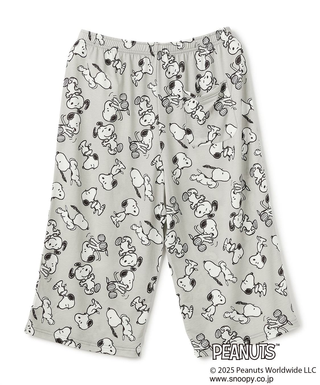 Life Style by cross marche 【ピーナッツ/PEANUTS】ひんやり総柄ハーフパンツ《大きいサイズ有》_variation_1