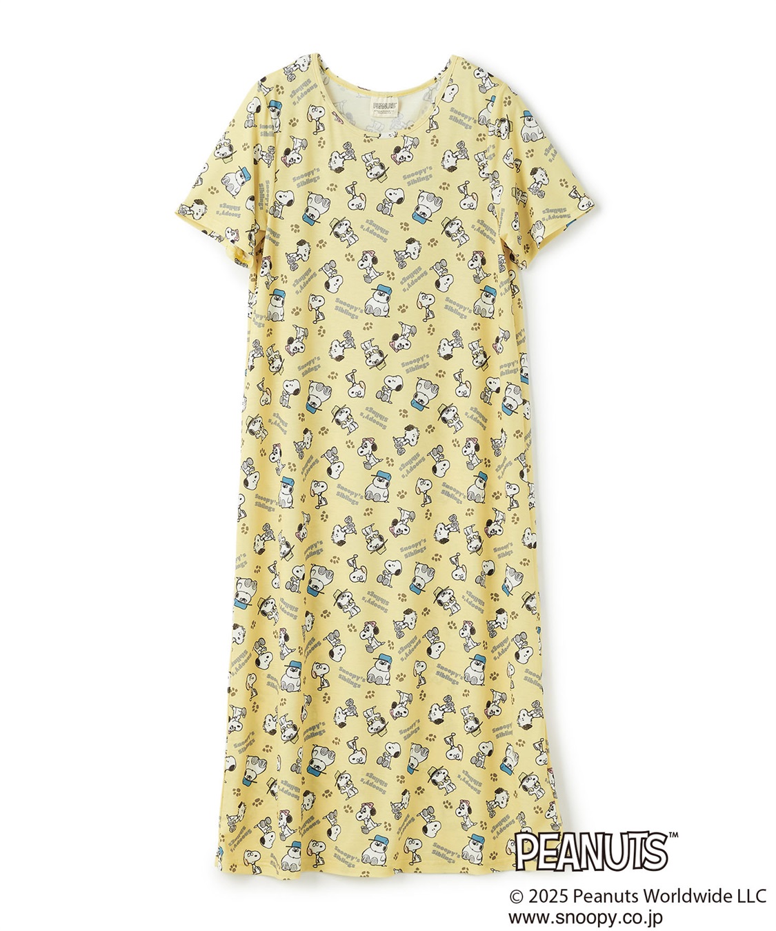 chara station 【ピーナッツ/PEANUTS】ひんやりリラクシングワンピース《大きいサイズ有》_variation_4