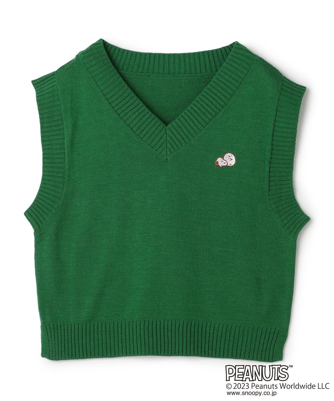 chara station 【ピーナッツ/PEANUTS】スヌーピー刺繍ベスト_variation_1