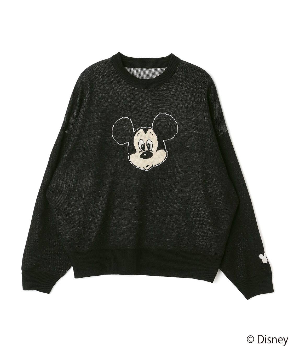 Life Style by cross marche 【Disney/ディズニー】Mickey Mouse/ミッキーマウス/ジャガードニットプルオーバー《新色追加》_variation_1