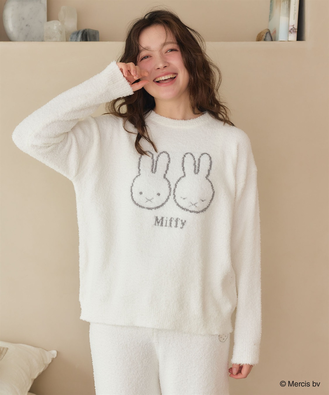 Life Style by cross marche 【miffy/ミッフィー】もこもこルームウェア長袖トップス（上下別売り）_variation_1