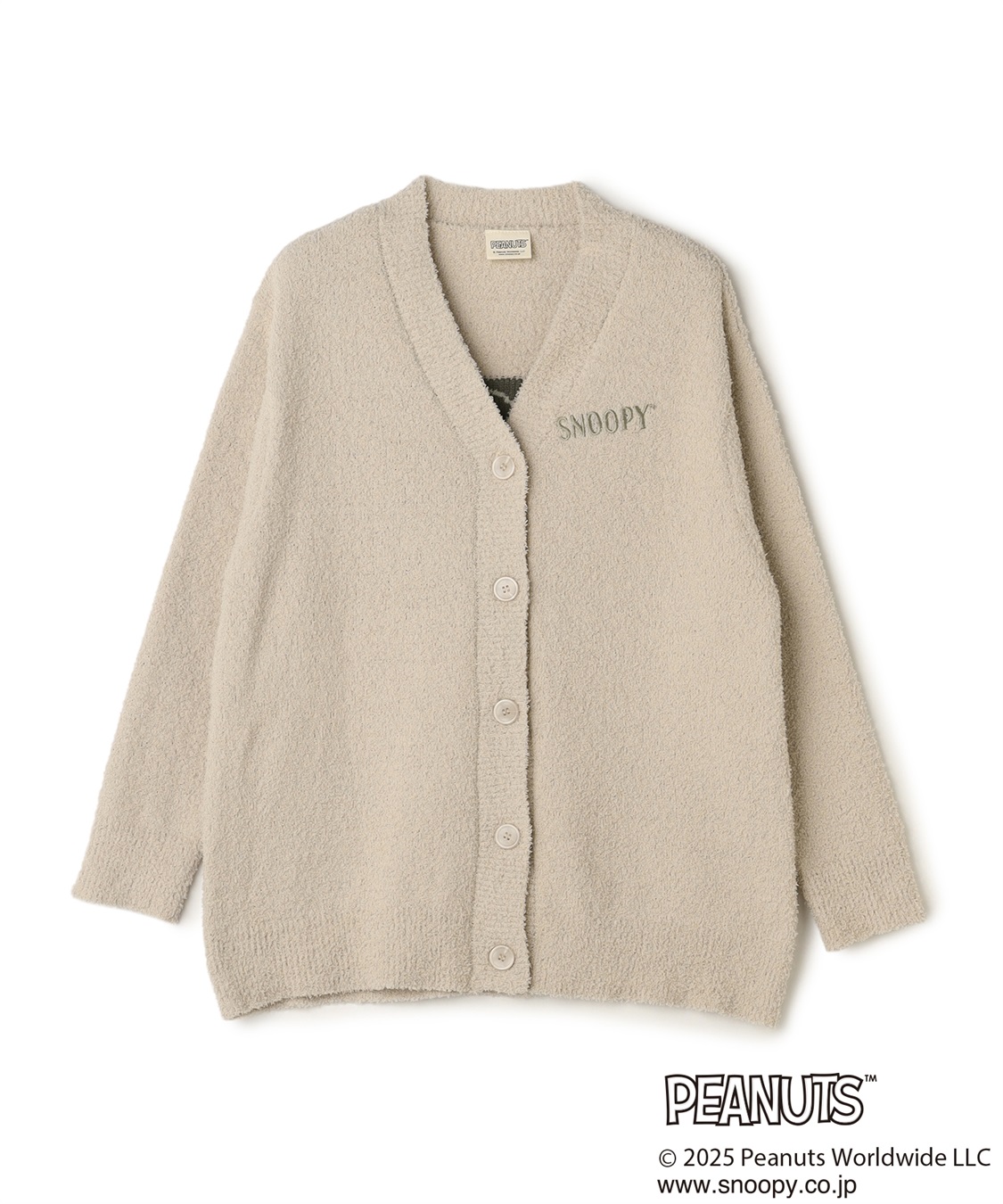 chara station 【PEANUTS/ピーナッツ】SNOOPY/スヌーピーもこもこルームウェアカーディガン（上下別売り）_variation_1