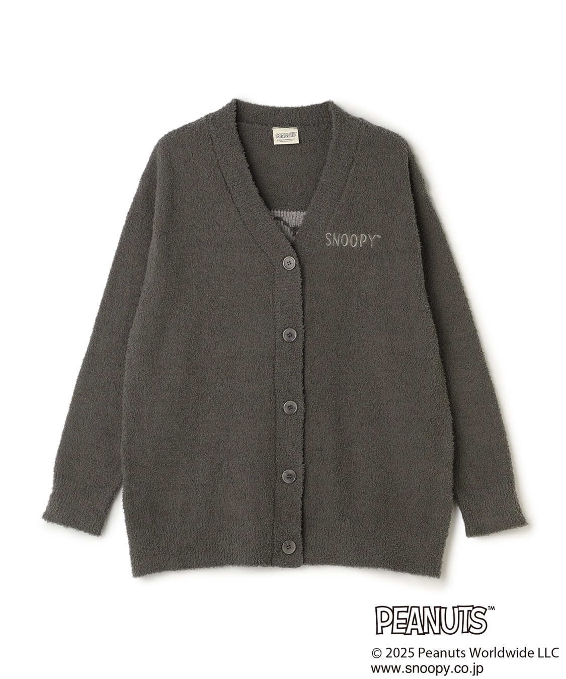 chara station 【PEANUTS/ピーナッツ】SNOOPY/スヌーピーもこもこルームウェアカーディガン（上下別売り）_variation_2