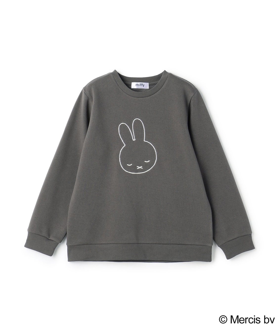 chara station 【miffy/ミッフィー】スリープ刺繍デザイン裏起毛プルオーバー（別注）_variation_2