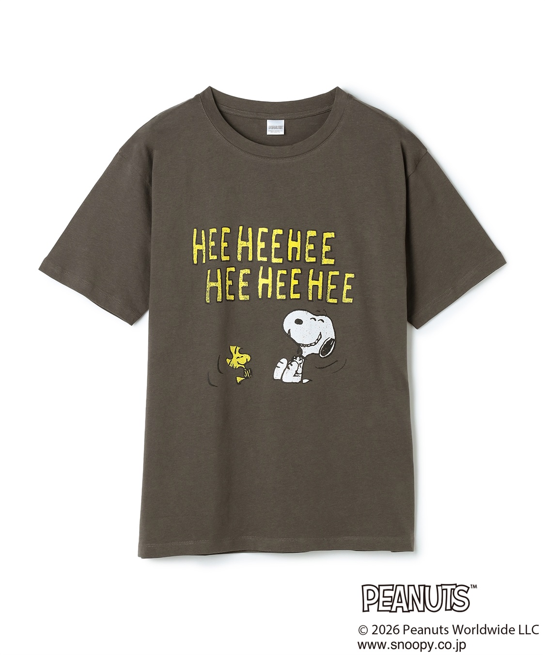 Life Style by cross marche 【PEANUTS/ピーナッツ】スヌーピー/SNOOPYヴィンテージ風カスレプリント半袖Tシャツ_variation_1