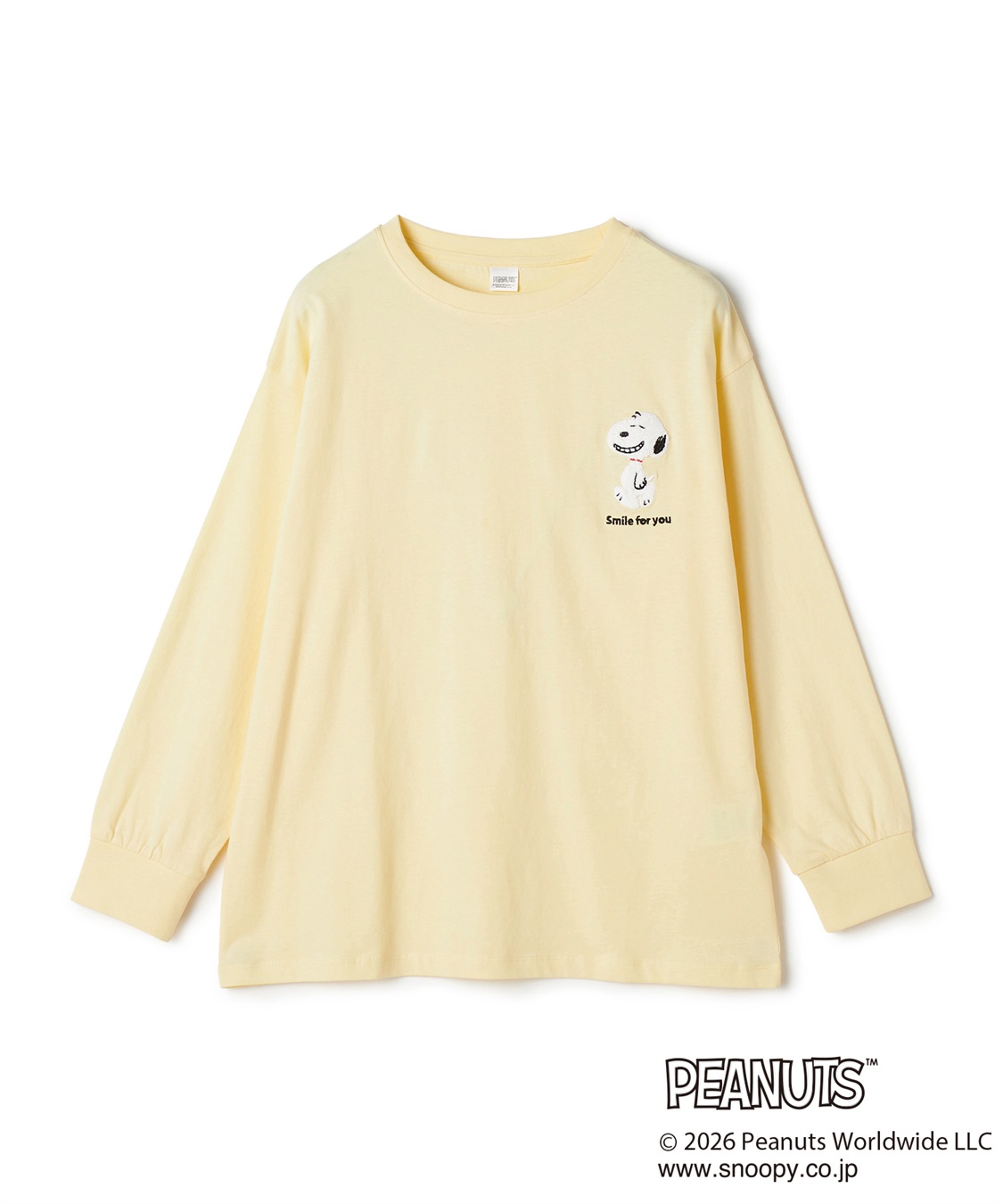 Life Style by cross marche 【PEANUTS/ピーナッツ】スヌーピー/SNOOPY サガラ刺繍ロンT◆別注◆_variation_3