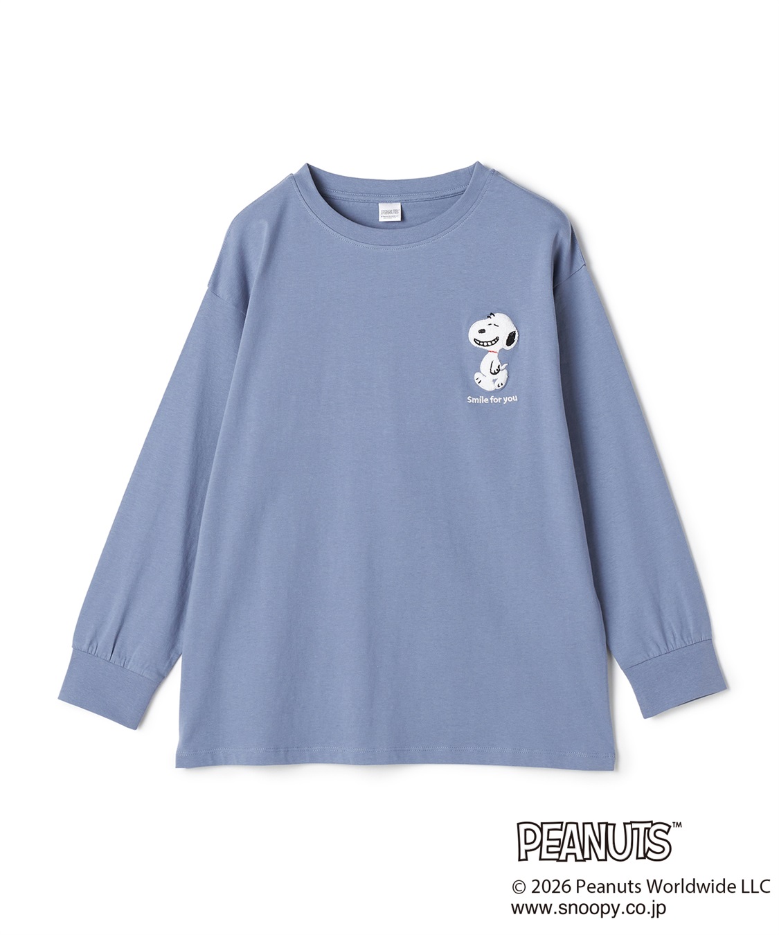 Life Style by cross marche 【PEANUTS/ピーナッツ】スヌーピー/SNOOPY サガラ刺繍ロンT◆別注◆_variation_4