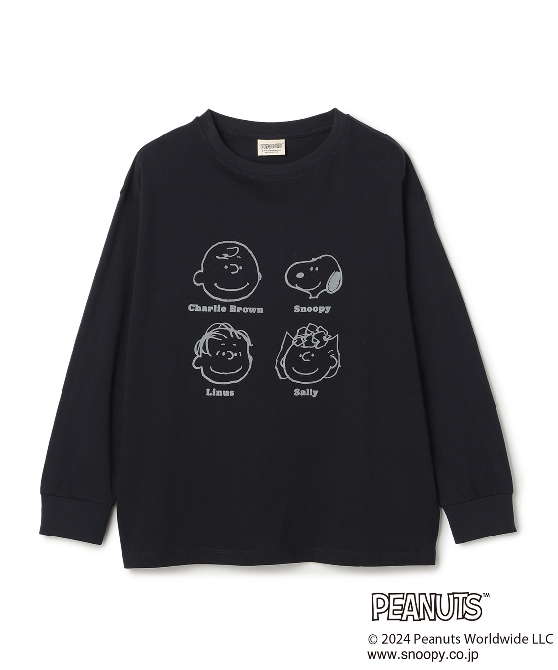 Life Style by cross marche 【PEANUTS/ピーナッツ】スヌーピー/SNOOPY フロッキープリントロンT_variation_3