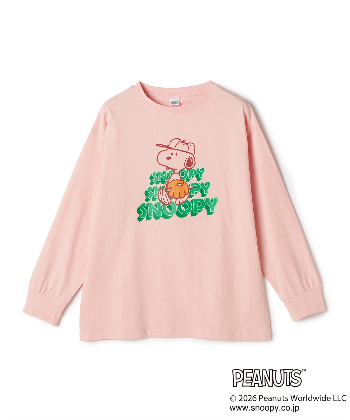 Life Style by cross marche 【PEANUTS/ピーナッツ】SNOOPY/スヌーピーベースボールロゴプリントロンT◆別注◆（2026SS）_variation_3
