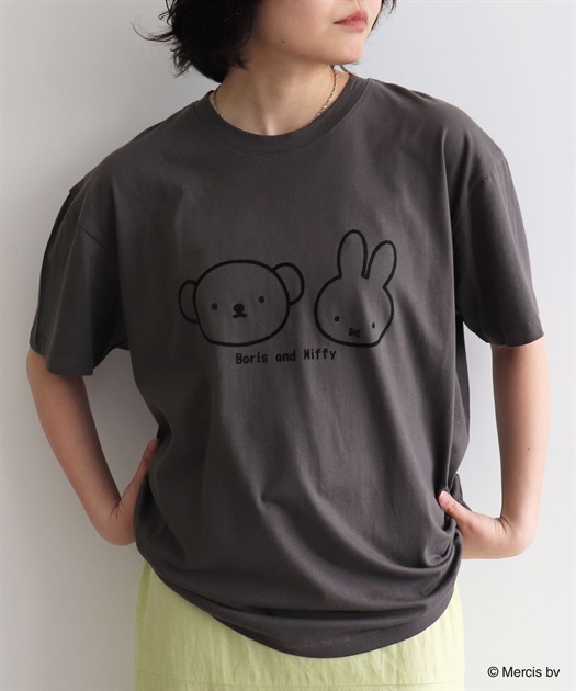 miffy/ミッフィー】英字プリント半袖Tシャツ Life Style by